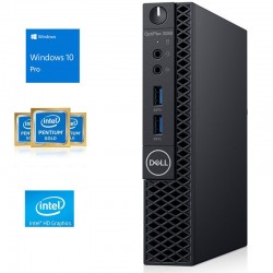 Dell Optiplex 3060 Micro Desktop Intel Pentium GOLD G5500T [ 8ª geração Coffee Lake ]DDR4| Windows 10 Pro Upgrade