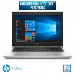 Portátil Empresarial premium HP ProBook 640 G4|8ª Geração Intel® Quad Core™ i5-8250U|256 GB SSD|8GB RAM|Windows Pro