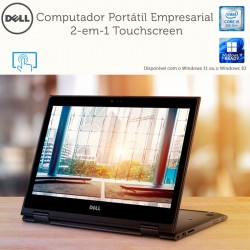 [GRAU A- ]Ultrabook "Premier" Dell 2em1 Latitude 3390 13.3" Touch|Intel® Quad Core™ i5-8250U|SSD|8ª Geração| Win Pro[A- ]