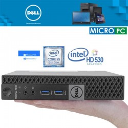 Dell Optiplex 7050 Micro Desktop Empresarial Intel® Core™ i5-6500T|6ªGeração|256GB SSD|8G BRAM DDR4|WinPro