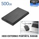 Disco Rígido Externo Portátil|Caixa HDD 2,5” Capacidade 500 GB| USB 3.0|Armazenamento adicional |Backups