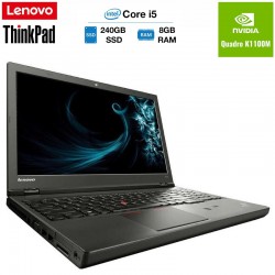 Workstation Lenovo ThinkPad W540 FULL HD|Intel® Core™ i5-4330M|Nvidia Quadro K1100M 2GB|240GB SSD|8GB RAM|DVD/RW|Windows 10 Pro