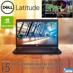 Portátil Premium DELL Latitude E5491|Intel Quad Core i5-8400H|8 GEN|256GB SSD|8GB RAM DDR4|NVIDIA® GeForce® MX 130] Winpro