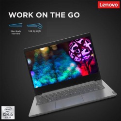 Portátil Profissional Lenovo V14 Full HD: Intel Core i5-8265U, 8GB RAM, 256GB NVMe SSD, Win 11 Pro
