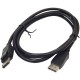 Cabo vídeo DisplayPort V1.2 4K (Alta Definição) 1,80m - Preto