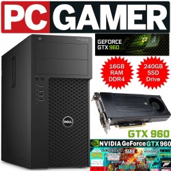 PC Gaming Starter Dell Precision|QUAD CORE Intel Core™ i5-6500|GEFORCE GTX 960|16GB RAM DDR4|240GB SSD|Win Pro