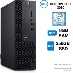 PC Profissional Dell Optiplex 3060 DT Intel Hexa Core i5-8500 256GB SSD 8GB RAM DDR4 WinPro