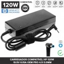 Carregador Compatível HP 120W 19.5V 6.15A OEM PRO 4.5-3.0mm