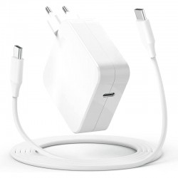 Carregador Compatível APPLE USB-C 87W 5V-20.2V (INCLUI CABO DE CARREGAMENTO TIPO-C)