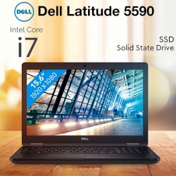 Portatil Empresarial Latitude 5590|15"FHD|QUAD CORE Intel I7-8650U|8ªGeração|256GB SSD|8GB RAM|Win pro