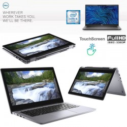 Ultrabook Dell Latitude 3310 2‑em‑1 13.3" FHD | Intel Core i5‑8365U | 8GB RAM | 256GB SSD NVMe | Windows Pro |Grau A‑