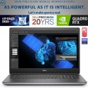 Workstation Touchscreen Dell Precision 7550 CORE I7-10850H 10ªGen 1TB NVME SSD 32GB RAM DDR4 Nvidia Quadro T2000 (4GB) WinPro