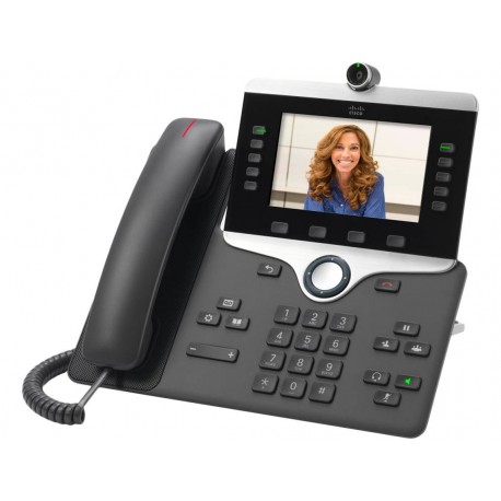 Telefone de escritório Cisco 8845 IP Phone, ecrã Videofone,Câmara Digital