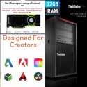 ThinkStation P520C Workstation Performance Qua Core Xeon W-2123 Nvidia Quadro P2200 (5GB) 512GB NVME SSD 32GB RAM