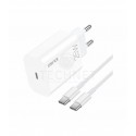 Carregador Smartphone Tipo-C 25W PD 3.0 Universal | Branco