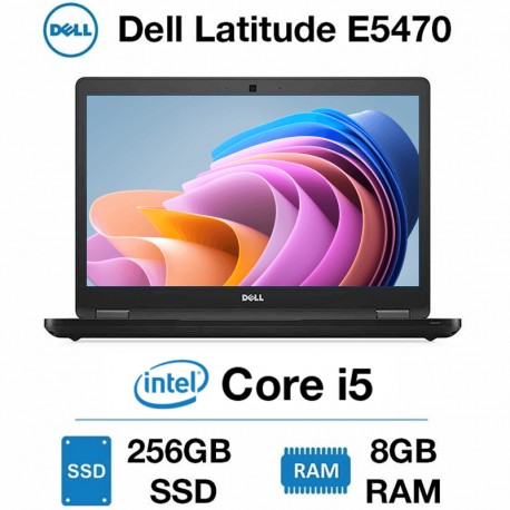 Portátil Dell Latitude E5470, Intel Core i5-6300U, 8GB RAM, 250GB SSD, Windows Pro